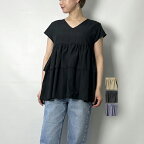 marmors マルモア tiered gather blouse 0224201041 2024春夏新作