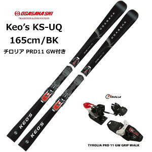 �yOGASAKA SKI�z2025-26�ŐV���f�� KS-UQ/BK �I�K�T�J KEO'S �P�I�b�Y �X�L�[ �r���f�B���O�t TYROLIA PRD11 GW