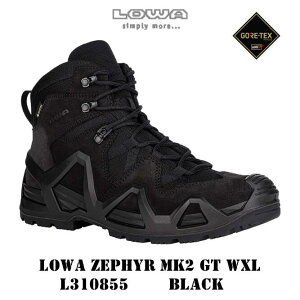 �yLOWA�z���[�o�[ ZEPHYR MK2 GT WXL L310855 �u���b�N�F �S�A�e�b�N�X �~���^���[�u�[�c �^�N�e�B�J���u�[�c �h�� ���C�h �T�o�Q�[ �A�E�g�h�A �[�t�@�[ Taskforce