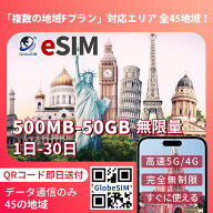 世界周遊 eSIM 45ヵ国 無制限 5G/4G 実名登録不要 高速データ通信 24時間対応 海外 短期 即日開通 ネット…