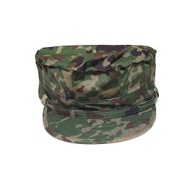VCリップストップ　難燃　八角帽　内側メッシュ　顎紐付き　 IR対応（対赤外線）　陸自迷彩 （リップ難燃生地）