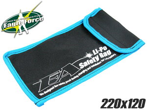 EAGLE FORCE Li-Po�Z�[�t�e�B�o�b�O 220×120mm #3243���[�d�E�ۊǁE�ړ����̈��S�m�ۂɁm�S���ꗥ300�~�z���\�n