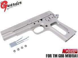 M1911-04(C)SV■【マルイGBB M1911A1対応】GUARDER M1911A1 COLT アルミスライド＆フレーム/SV◆リアル再現/米軍制式採用/メタルスライド