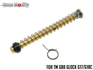 Guns Modify G17/G18C 125%���R�C���X�v�����O+TiN �X�e�����X�K�C�h & �n���}�[�X�v�����O�������}���C GBB �O���b�N17/18C ���R�C���A�b�v ���^�����Ɂm�S���ꗥ300�~�z���\�n