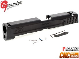 MP9-17(BK)■GUARDER CNC スチールスライド 9mm M&P BK◆マルイ GBB M&P9対応 P-PROCESSコート リアル質感 超重量感