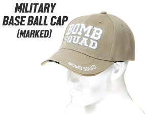 �y�T�C�Y�����\�z�~���^���[ �x�[�X�{�[���L���b�v BOMB SQUAD ���C�g�^�������s�����`�[�����S�����A���ɍČ��I ���e������ LIGHT TAN