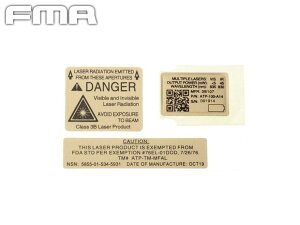 FMA AN/PEQ-15 LA-5 MFAL �f�J�[���L�b�g���y�b�N LA5�d�l �}�g���b�N�X�R�[�h QR�R�[�h �A���~�X�e�b�J�[ �X�e�b�J�[ IUID�R�[�h �ČR�d�l �ŐV�d�l �T�o�Q