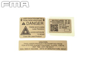 FMA AN/PEQ-15 LA-5 NAVY �f�J�[���L�b�g��NAVY SEALs �ŐV�d�l�Č� ���o�̓��f�� ���A���� �}�j�A�b�N�X�e�b�J�[ ���ꕔ���d�l �}�g���b�N�X�R�[�h QR�R�[�h