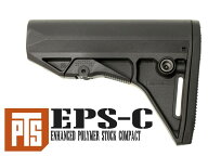 PTS エンハンスド ポリマーストック コンパクト EPS-C BK◆東京マルイ バッドストック 電動ガン AEG GBB …