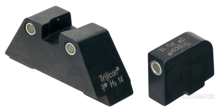 楽天市場】DETONATOR Trijicon GL-201タイプ フロント&リアスチール 