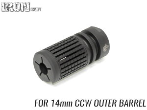 IRON AIRSOFT KAC URX�X�^�C�� �X�`�[���R���y���Z�C�^�[ 14mm�t�l�W���e��14mm�t�l�W�A�E�^�[�o�����Ή� �t���b�V���n�C�_�[ �o�[�h�P�[�W