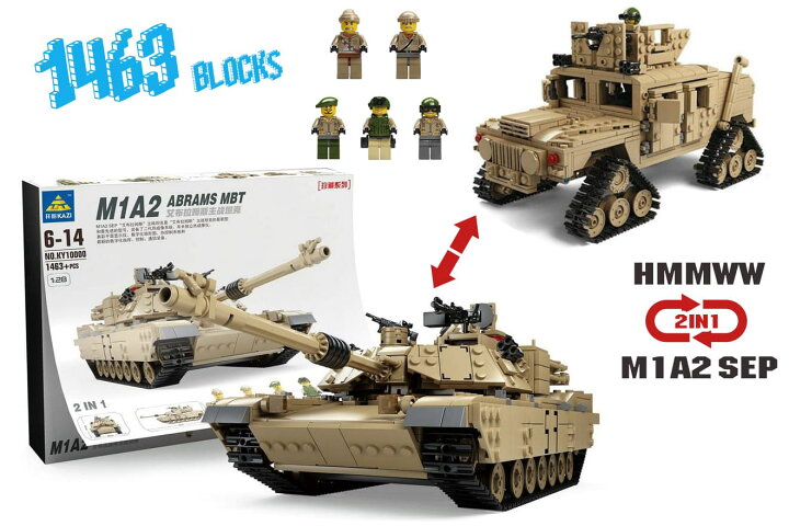 楽天市場】AFM 2in1 M1A2 エイブラムス / HMMWW 無限軌道Ver 