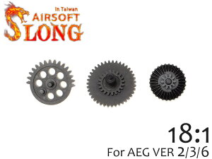 SLONG AIRSOFT AEG 18�F1 �Č��X�`�[���M�A�Z�b�g���e�Гd�����J�{�b�N�X Ver2/Ver3/Ver6�Ή� �������x�Č��X�`�[���g�p �����`���[����