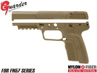 FN57-05(FDE)■GUARDER ナイロン 強化スライド＆フレームセット FN 57 2019ver◆リアルマーキング マルイ…