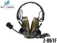 【正規代理店】Z-TACTICAL CMTC III タクティカルヘッドセット FG◆Zタクティカル CMTC 3 ノイズカット/…