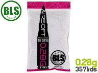 BLS Precision 精密プラスティックBB弾 0.28g 3571発(1kg)◆高精度BB弾 インドア戦 CQC戦 室内練習用 高…
