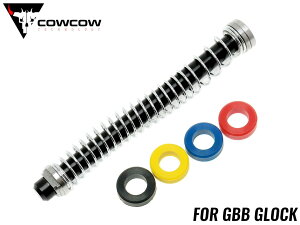 COWCOW TECHNOLOGY �X�e�����X ���R�C���X�v�����O�K�C�h TiALN �u���b�N G17/G18C/G22/G34��GLOCK�V���[�Y ����SP �n�C�X�s�[�h�o�b�t�@�t