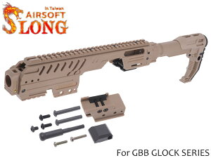 SLONG AIRSOFT MPG-KRISS Ro[WLbg for G17/G18C/G22/G34TAN ObNV[YuPDW SMG 񂵁 CQC