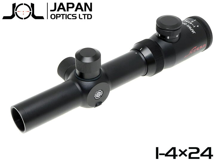 楽天市場】JOL SUPERB 1-4×24 CQCライフルスコープ w 