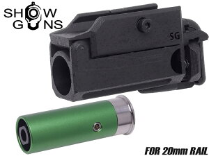 SHOWGUNS MSL �~�j�V���b�g�K�������`���[���n���h�K�� SMG ���C�t�� 20mm���[���Ή� ���~�j�����`���[ �X�^���_�[�h�T�C�Y�̃O���b�N����