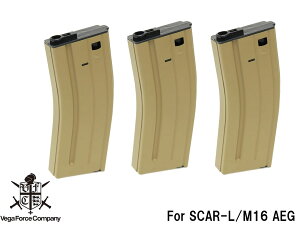 VFC SCAR-L AEG�p 120�A�˃X�y�A�}�K�W�� FDE 3�{�Z�b�g��VegaForceCompany/�d���K��/�X�J�[/AEG/M16/�X�^���_�[�h�d���K��