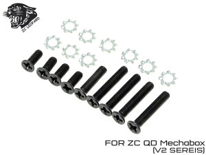 ZC LEOPARD �X�`�[�� �X�N�����[�Z�b�g AEG V2 QD���J�{�b�N�X��ZC�� �d���K��QD���J�{�b�N�X��p�i �l�W �r�X ��C��\����