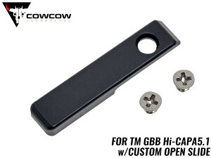 COWCOW TECHNOLOGY �A���~CNC RAW �R�b�L���O�n���h�� �I�[�v�� B TM Hi-Capa BK ���}���C GBB Hi-CAPA5.1�p�J�X�^���I�[�v���X���C�h�p
