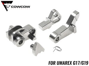COWCOW TECHNOLOGY �X�e�����XCNC MAF�n���}�[�Z�b�g UMAREX G17/G19���E�}���b�N�X �K�X�u�� GLOCK G17/G19�Ή� �����x ���C�ጸ