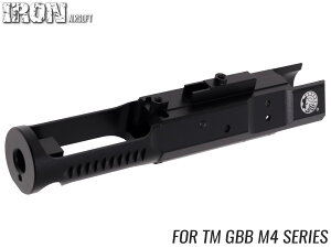 IRON AIRSOFT BAD�X�^�C�� �A���~CNC ���C�g�E�F�C�g �{���g�L�����A for TM GBB M4���}���C �K�X�u�� M4�Ή� �y�ʃ{���g �������x���� �R����P F1�}�[�L���O