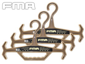 FMA ヘビーウェイト タクティカル ハンガー 3個セット◆タクティカルベスト/重量物も可能 その他装備もかけやすい サバゲー 装備 保管 運搬に 最大荷重約68kg DE