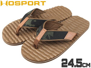 WoSporT �^�N�e�B�J���X�^�C�� �r�[�`�T���_�� 24.5cm���~���^���[ ���K�� �����O���b�v�� EVA�f�� �f�U�C�����A�b�v �T�o�C�o���Q�[�� �t�b�g�E�F�A BKMC TAN