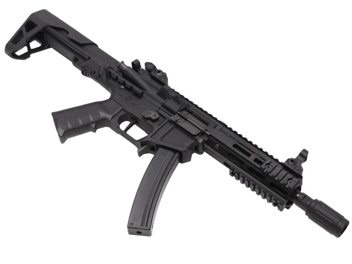 楽天市場】King Arms AEG PDW 9mm SBR M-LOK◇軽量 コンパクト 電動 