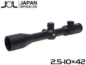 JOL SUPERB 2.5-10×42 ライフルスコープ w/ イルミネーション◆完全防水/低反射&高透過レンズ/ショックプルーフ1200G/日本製