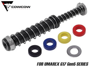 COWCOW TECHNOLOGY �X�e�����X ���R�C���X�v�����O�K�C�h UMAREX G17 Gen5 TiALN �u���b�N��CNC �R�[�e�B���O �\�ʍd�x �o�b�t�@ 4��� �X�g���[�N�� ���� �\