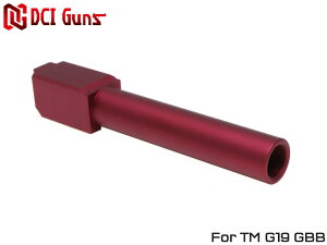 DCI Guns 11mm���l�W ���^���A�E�^�[�o���� ���b�h TM G19 Gen.3/Gen.4���A�E�^�[�o����/�A���~�A�E�^�[�o����/�K�X�u���[�o�b�N/�O���b�N
