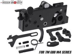 Guns Modify スチールCNCトリガーボックス + MIM スチール ファイアリングパーツセット A for TM GBB M4◆強化 強度 調整 ハンマー トリガー セミオートシアー
