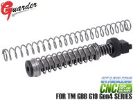 GLK-257■GUARDER スチール&ステンレスCNC リコイルスプリングガイド w/ 強化スプリング*2pcs for マルイ…