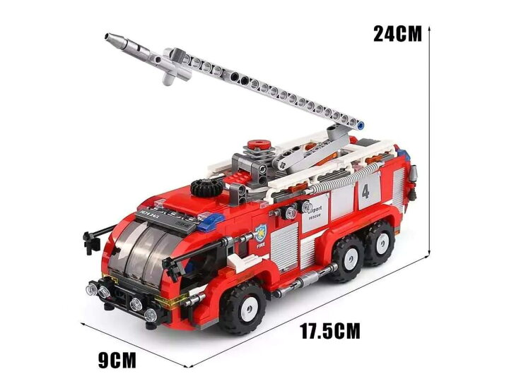 楽天市場】AFM ファイアーファイターシリーズ 空港消防車 767Blocks 