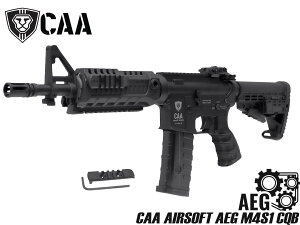 CAA AIRSOFT AEG M4S1 CQB Ct AhoXhCA~V[o[   Rv[g dl x yʉ AE^[o 10.5C` Obv 20mm