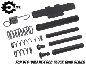CNC Production ピン&スプリングセット VFC/UMAREX GLOCK Gen5◆シャーシ スライド ブロックピン ネジ マガジンリップピン ノッカーロック スライドストップ