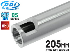 PDI 05V[Y AEG  XeXCi[o(6.05±0.002) 205mm PDI Patriot 1We  SUS304  oX 6mm BBe JX^ o