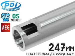 PDI 05V[Y AEG  XeXCi[o(6.05±0.002) 247mm }C G36C/P90/SIG552/CAR15We  oX SUS304  x JX^