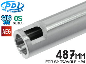 PDI 05V[Y AEG  XeXCi[o(6.05±0.002) 487mm SNOWWOLF M24(PDI`o[)We  oX SUS304  x x