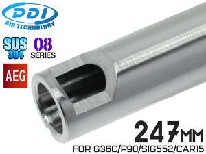 PDI 08V[Y AEG  XeXCi[o(6.08±0.002) 247mm }C G36C/P90/SIG552/CAR15Y d x 򋗗 i SUS304 Ct