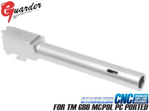 MP9-27(SV)��GUARDER CNC �X�e�����X�A�E�^�[�o���� 9mm for �}���C M&P9L�������}���C MARUI ���A�� ���� �쓮�� ���� �K�X�K�� �K�X�u�� �����p�[�c �J�X�^��