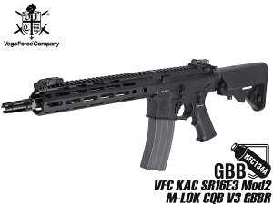 VFC KAC SR16E3 Mod2 M-Lok CQB V3 GBBR (JPver./Knight's Licensed)K { GBB KXu KAC A RIS HOP  nhK[h tI[g E3{g