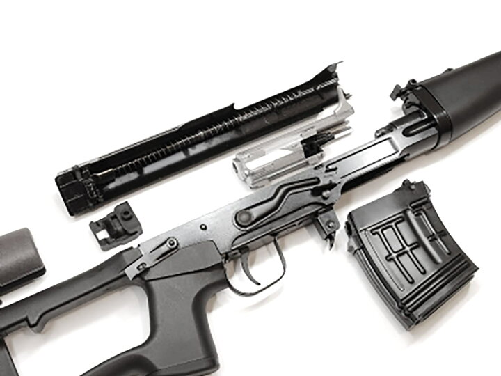 楽天市場】WE ドラグノフ SVD スナイパーガスブロ—バックライフル 樹脂 