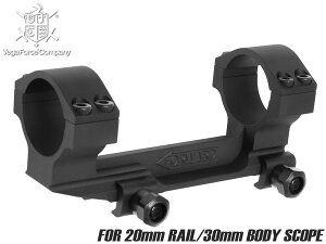 VFC Knight�^�C�v �A���~CNC �����s�[�X �f���A�������O �X�R�[�v�}�E���g��20mm ���[�� 30mm�{�f�B BK �u���b�N �����x ������ ���x �h���X�A�b�v M110 SASS