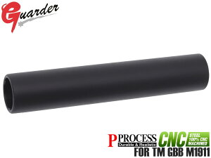 M1911-07(BK)��GUARDER �X�`�[��CNC �A�E�^�[�o���� for �}���C M1911/S70�����A���ȃ_�~�[���C�t�����O���H �����}���C GBB M1911A1/�V���[�Y70's�Ή�