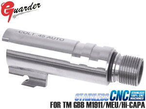 M1911-44(B)SV��GUARDER �X�e�����XCNC�`�����o�[ �^�C�vB(COLT .45 AUTO) �}���C M1911/�n�C�L���p/MEU�p���R���g �K�o�����g ���A���}�[�L���O��